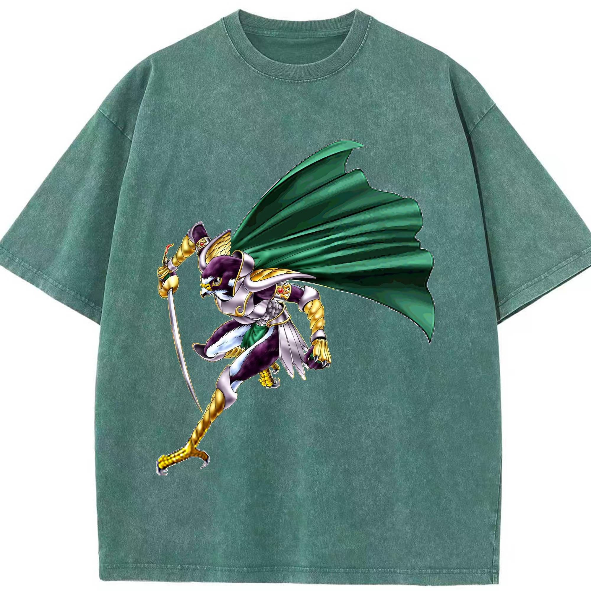 （画像用） 遊☆戯☆王 Yu-Gi-Oh! 綿100% ヴィンテージ風 半袖Tシャツ（フロントプリント）